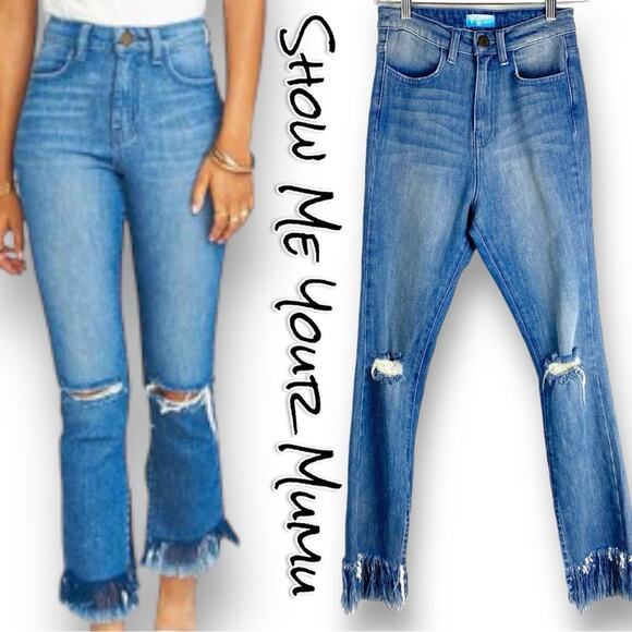 Show Me Your Mumu Brooklyn High Waisted Jeans Women’s Size 25 - Picture 1 of 12